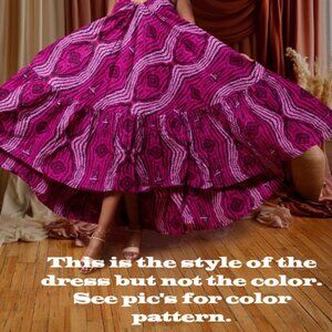 African Print Maxi Dress